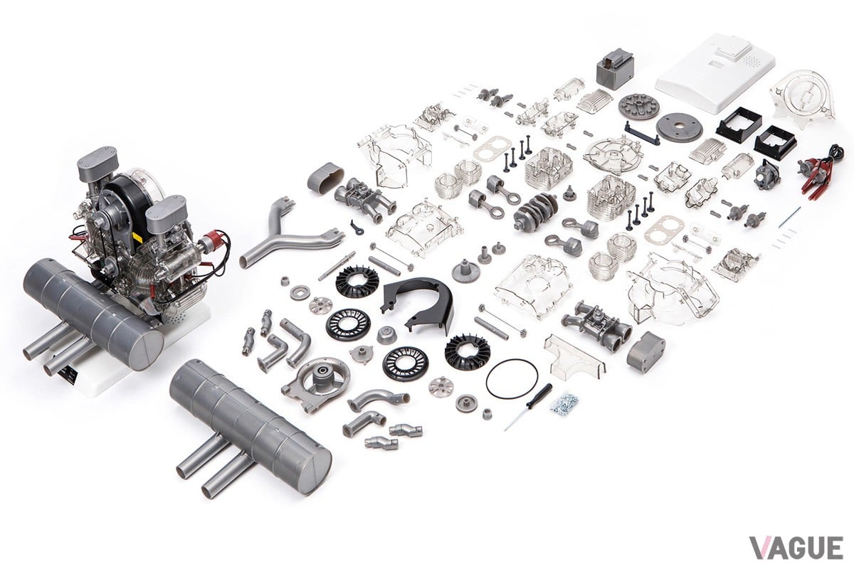 水平対向エンジンの傑作」を1/3スケールでモデルアップ！ ポルシェ