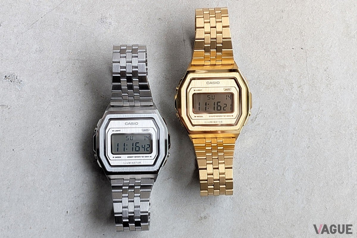 ヘアライン仕上げのシャープな佇まいが魅力的な「CASIO CLASSIC PREMIUM SERIES」の新作