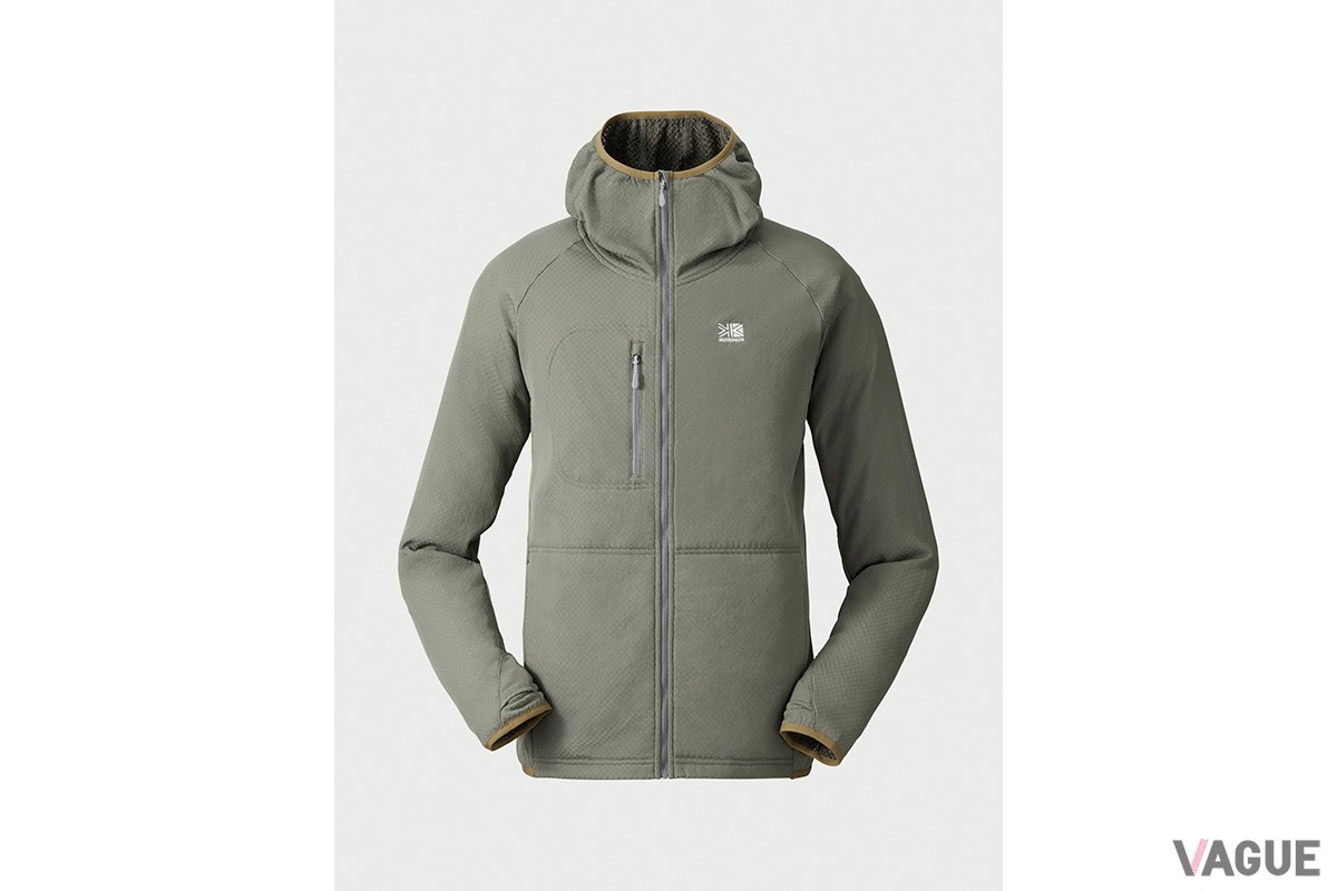 カリマー「octa thermal zip hoodie」