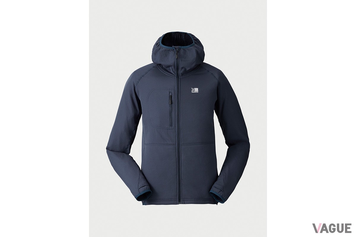カリマー「octa thermal zip hoodie」
