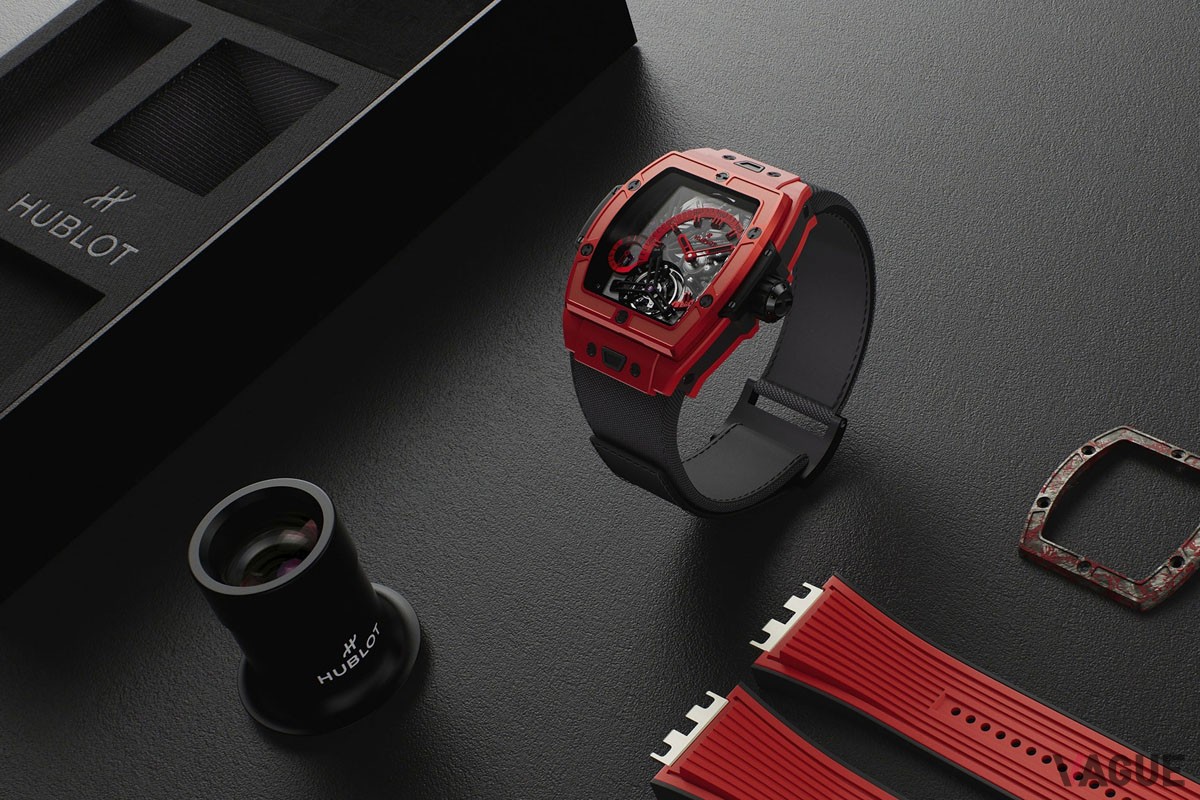 ウブロ史上初となるカスタマイズサービスはストラップやベゼルなど、約20種類のバリエーションから選択可能