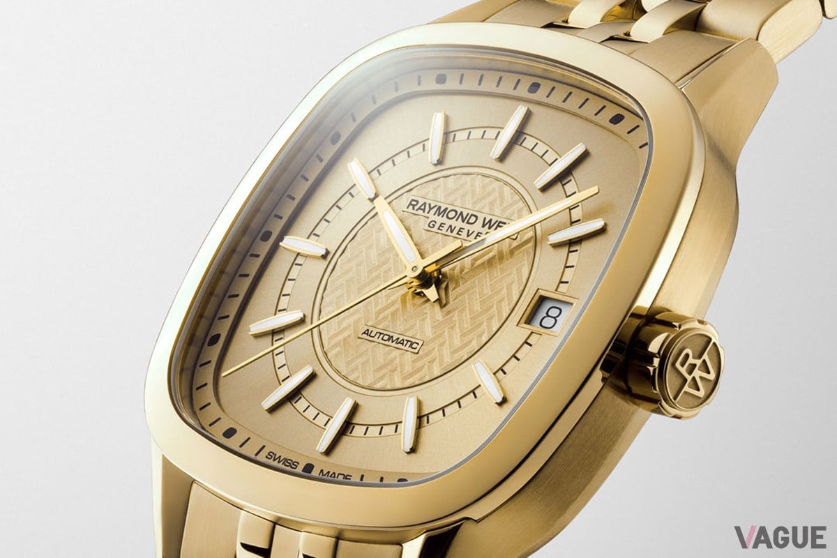 身に着けたら知的に見えそう！ スクエアフォルムに美しい外装を施した