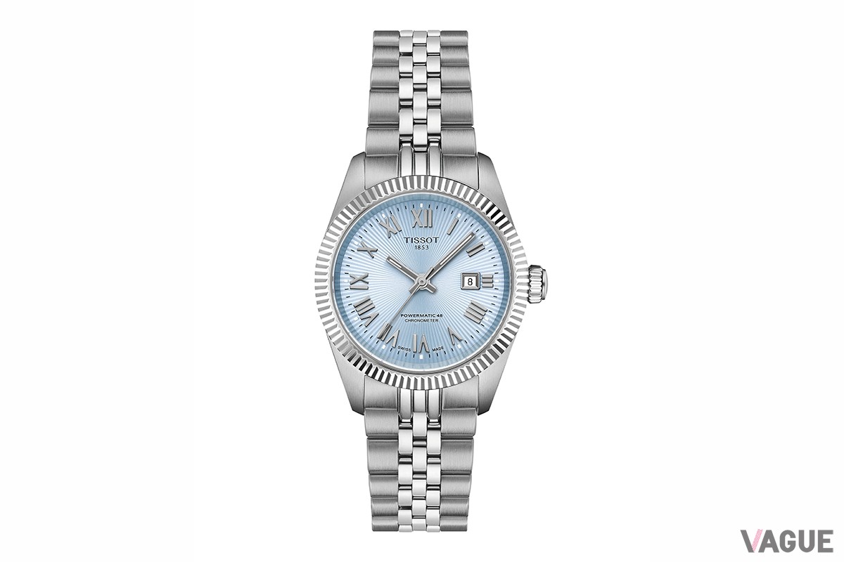 「ティソ バラード COSC 30mm」アイスブルー（品番：T156.208.11.353.00、17万500円 消費税込）