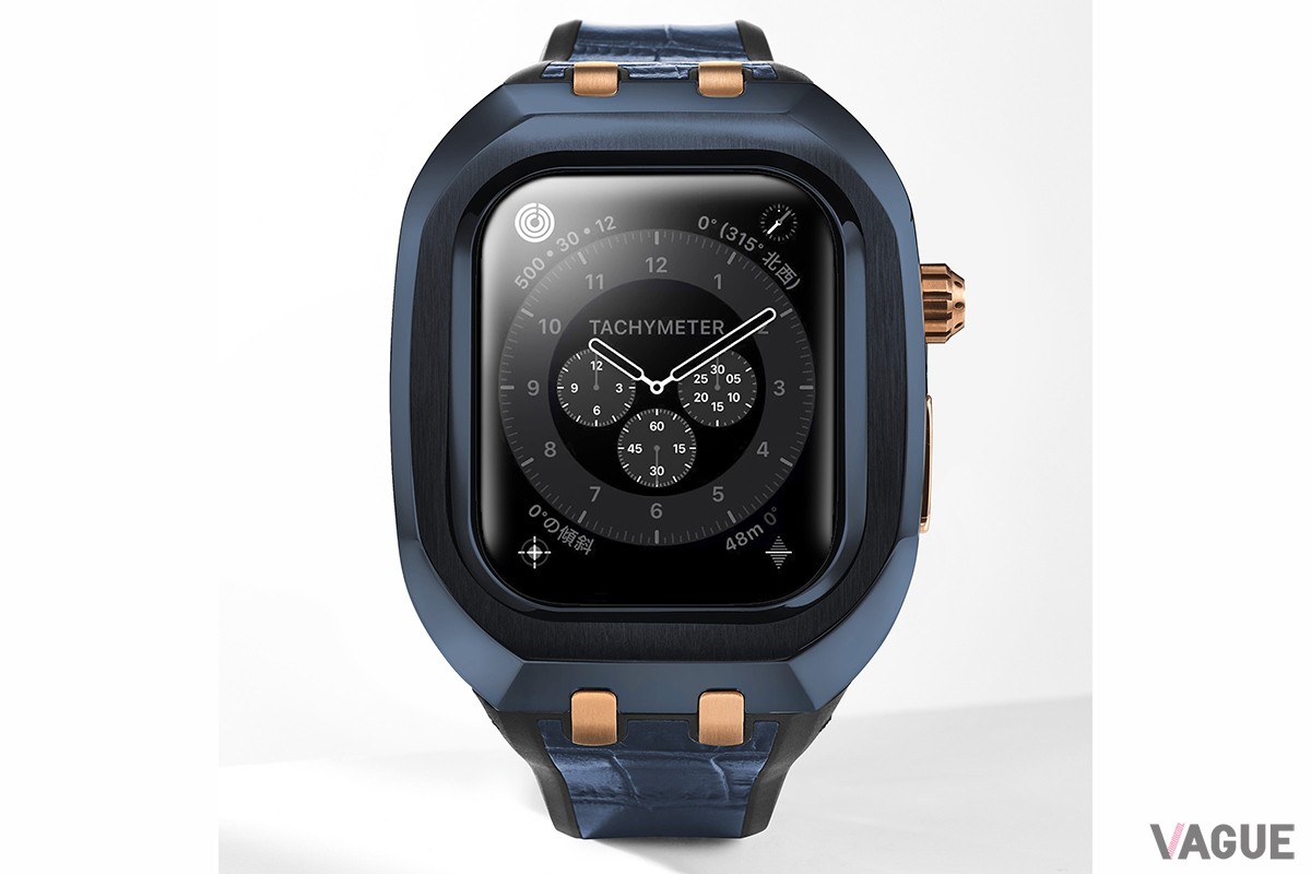 「HUMBLE RICH for Apple Watch Series 11/10 46mm」ブルー（品番：1046CL04BLYLBLB、11万円 消費税込）