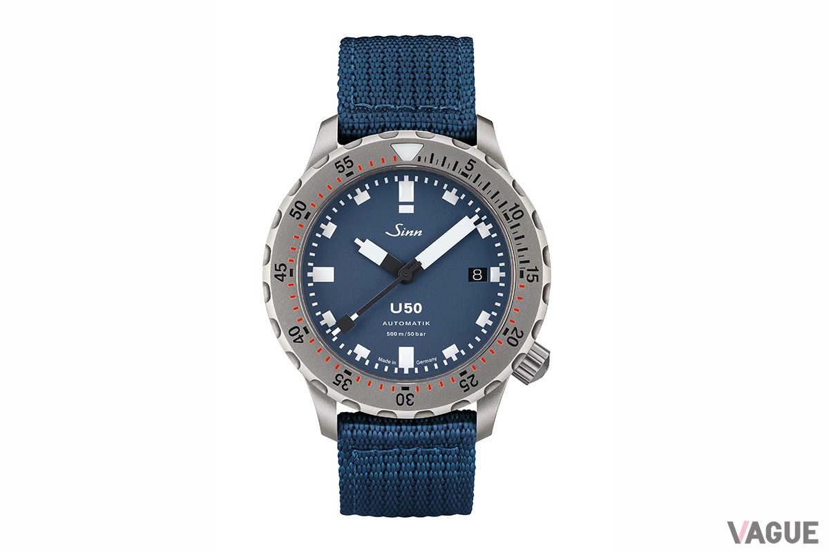 「ジン U50 B」テキスタイルストラップモデル（予価 58万1900円 消費税込）