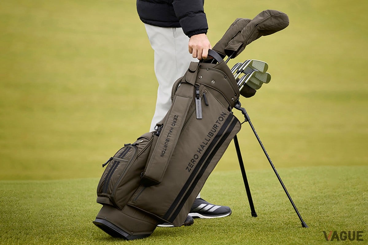 新色の“カーキ”と“ネイビー”が加わったゼロハリバートンの人気キャディバッグ「ZHG-CB DS」