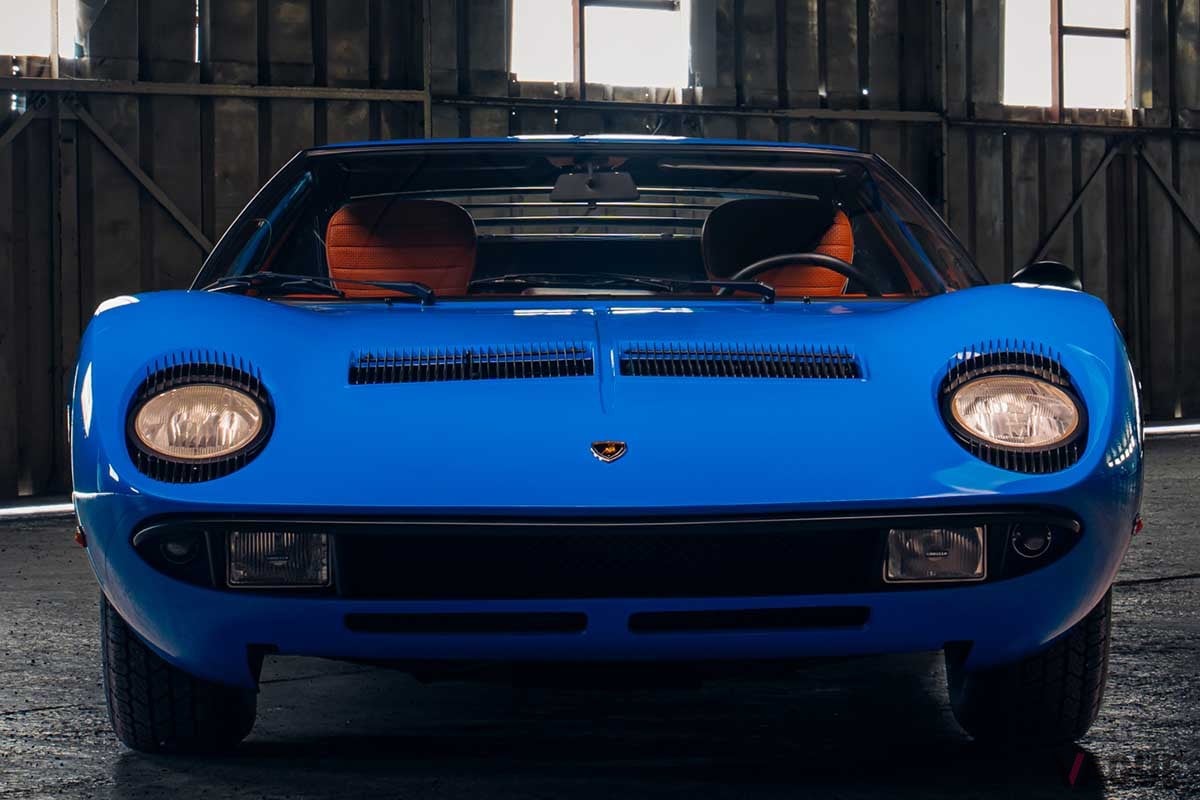 オークションに登場した1968年式ランボルギーニ「ミウラP400」Alex Penfold(c)2025 Courtesy of RM Sotheby's