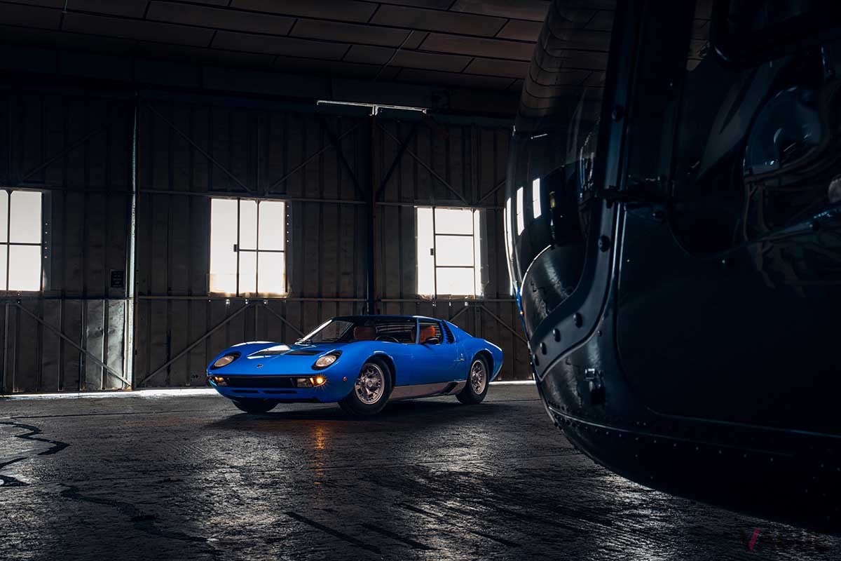 オークションに登場した1968年式ランボルギーニ「ミウラP400」Alex Penfold(c)2025 Courtesy of RM Sotheby's