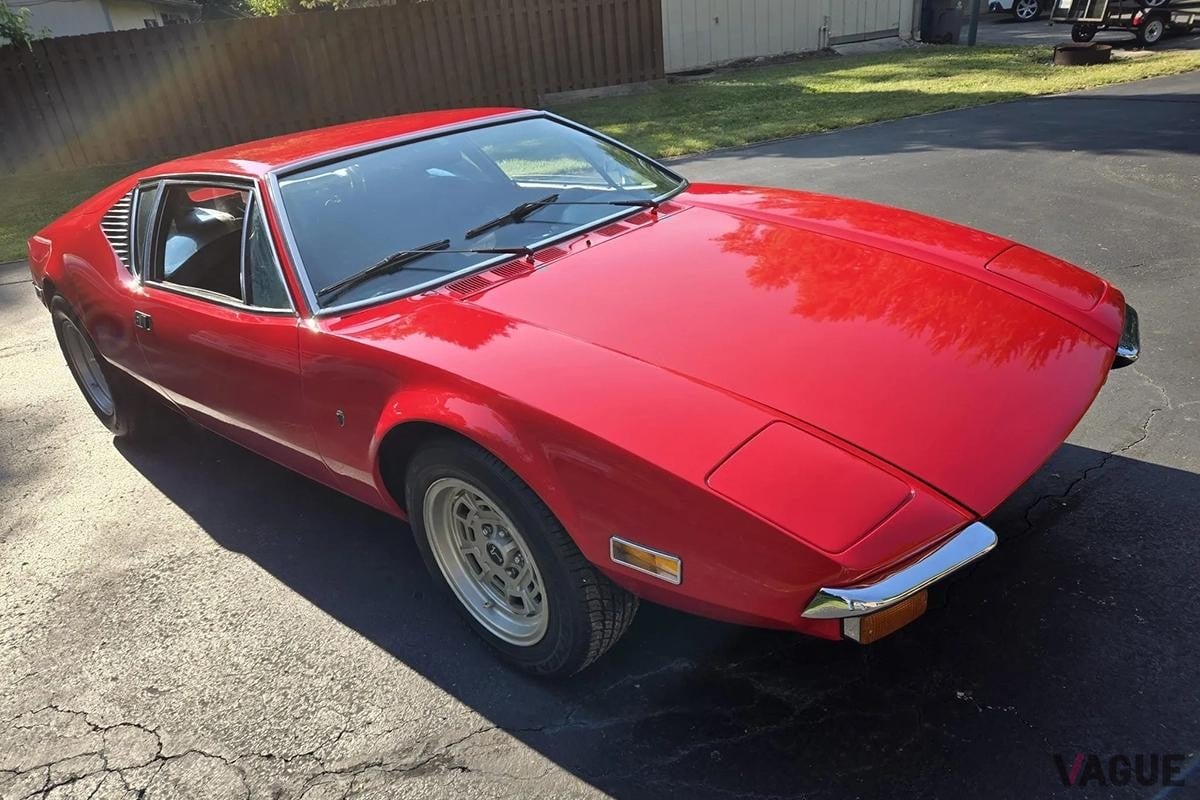 オークションに出品された1974年式デ・トマソ「パンテーラ」
