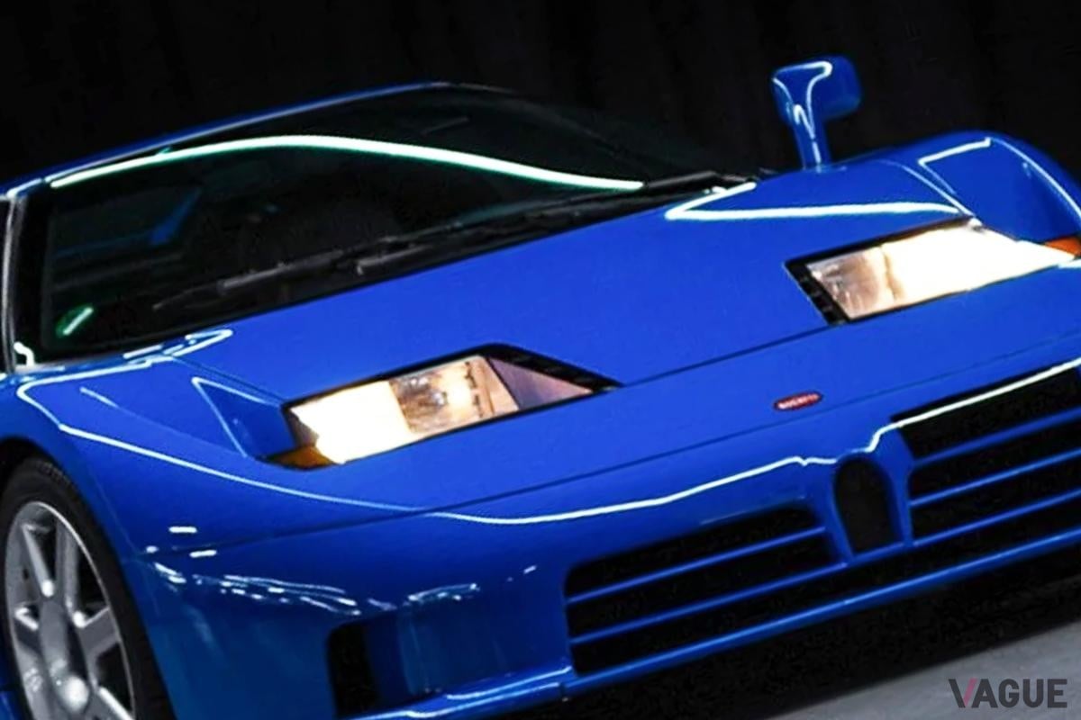 2025年10月に開催されたブロードアロー・オークションで高値で落札された1992年製ブガッティ「EB110 GT」