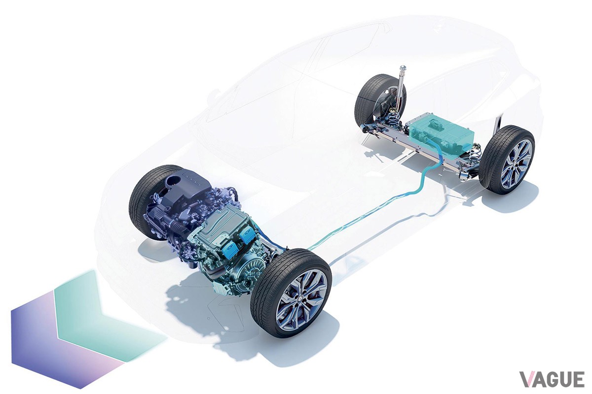 ルノー改良新型「ルーテシア」のE-TECH古ハイブリッドシステム