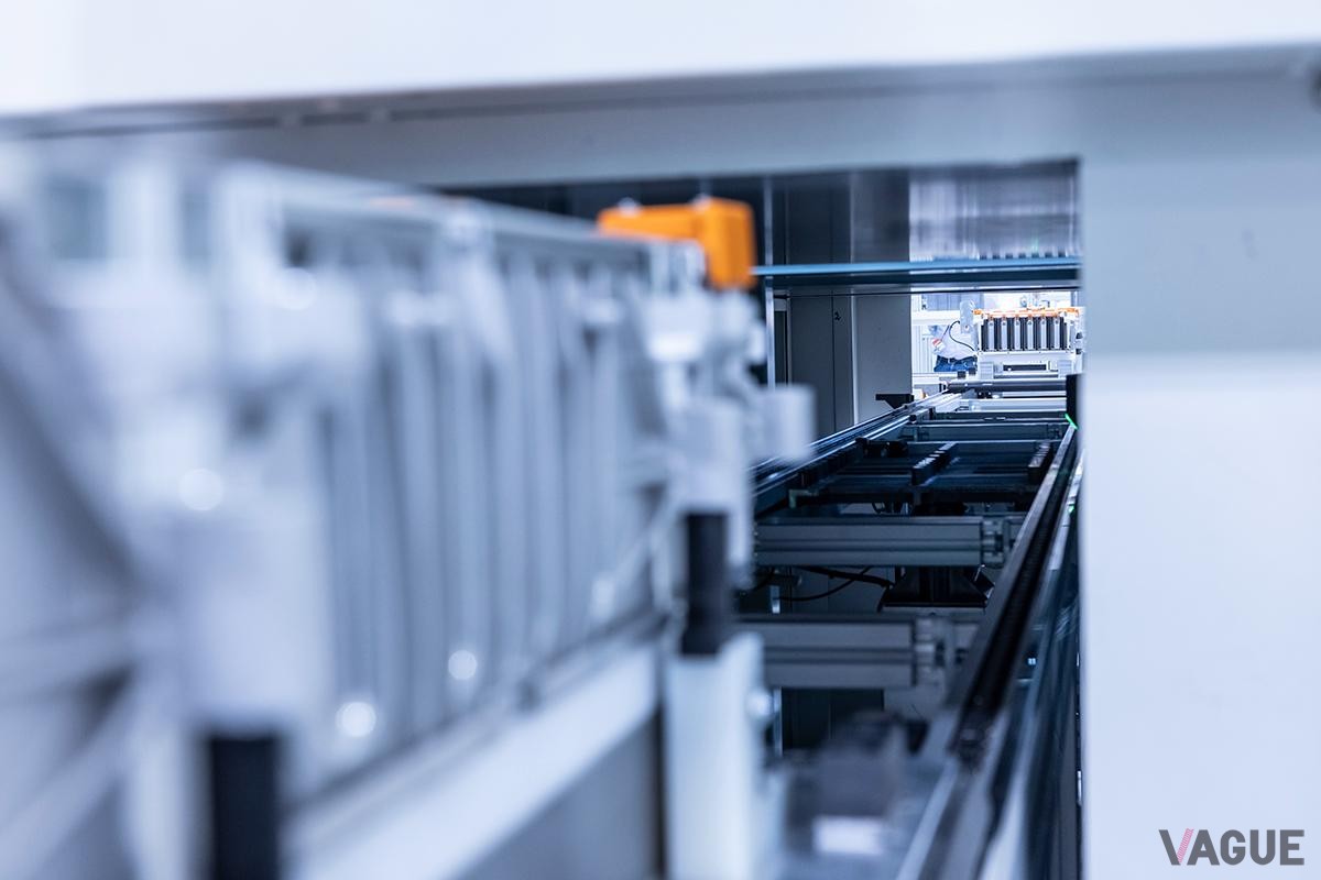 フェラーリのマラネロ本社に建つeビルディングの内部