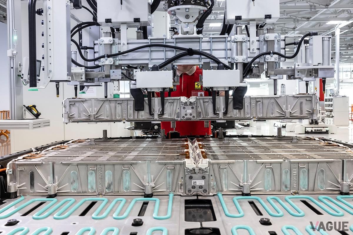 フェラーリのマラネロ本社に建つeビルディングの内部