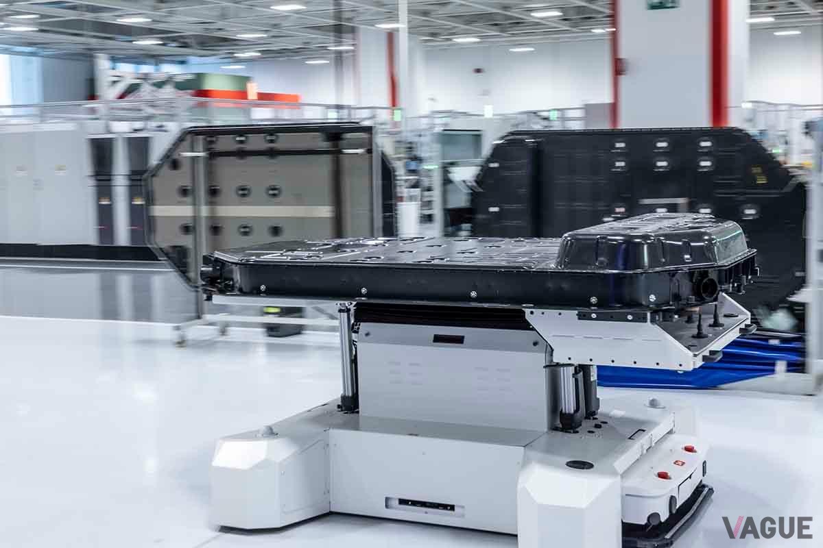 フェラーリのマラネロ本社に建つeビルディングの内部