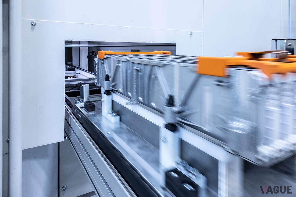 フェラーリのマラネロ本社に建つeビルディングの内部