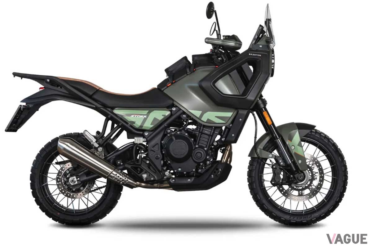 日本に導入される予定のブリクストンのADV、新型「クロスファイア500 ストー」