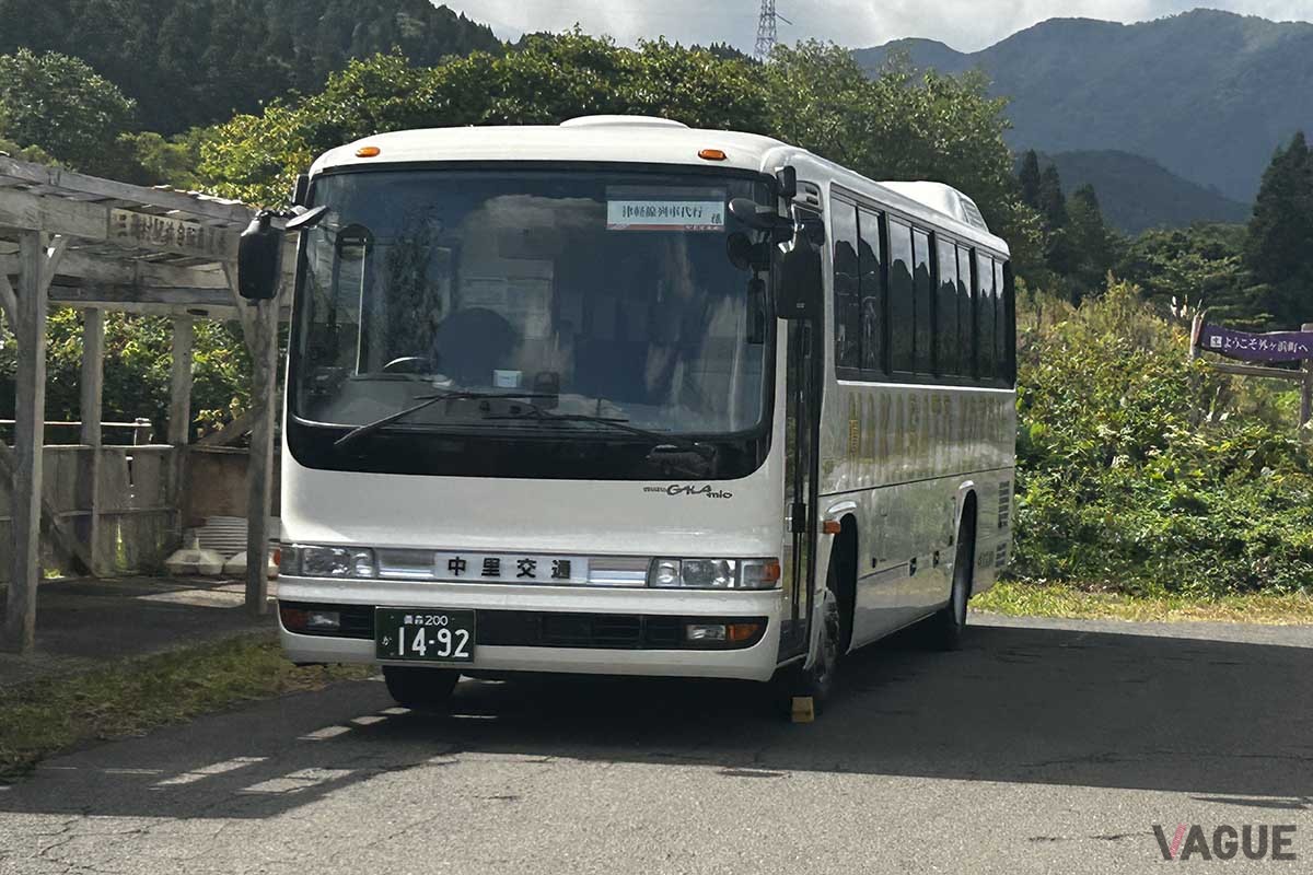 JR津軽線の代行バス