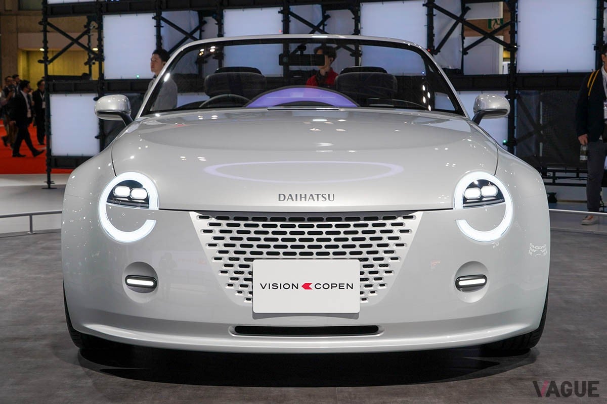 「ジャパンモビリティショー2023」で公開されたダイハツのコンセプトカー「ビジョンコペン」
