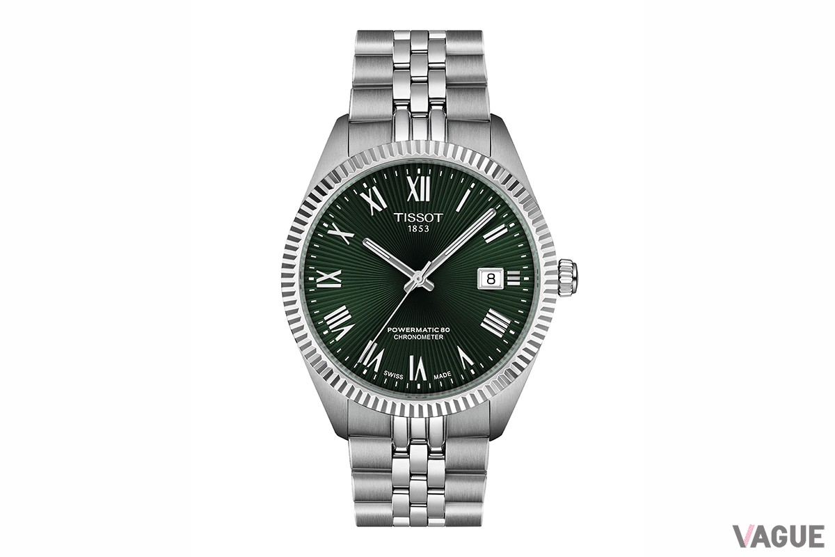 「ティソ バラード COSC 39mm」グリーン（品番：T156.408.11.093.00、17万500円 消費税込）