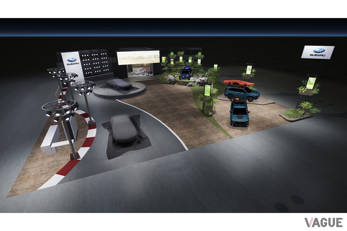 「ジャパンモビリティショー2025」におけるスバルブースのイメージ
