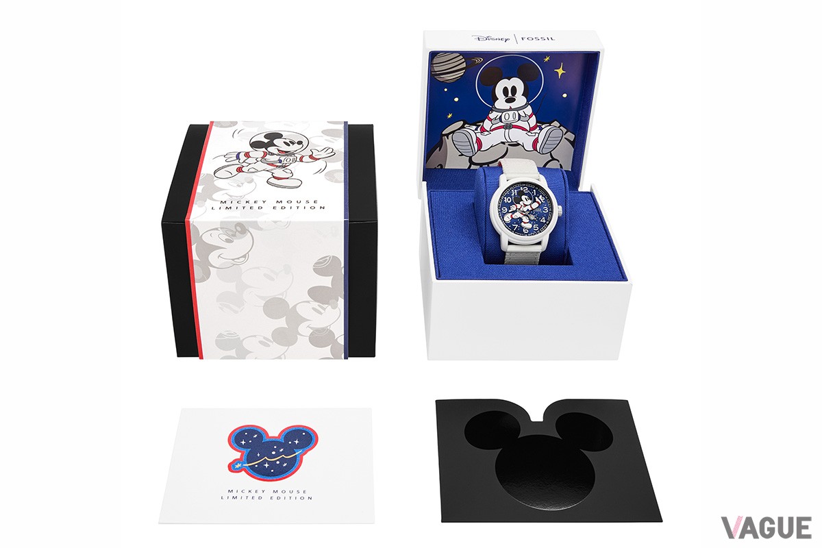 「フォッシル ディズニー・ミッキーマウス アストロノートウォッチ」（品番：LE1194、6万6550円 消費税込）