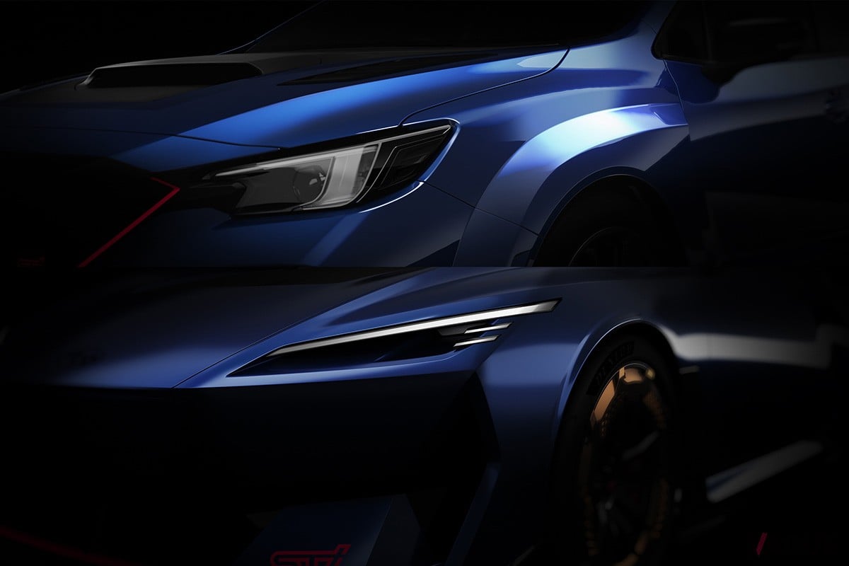 スバルブースを彩る「パフォーマンス-B STI コンセプト」と「パフォーマンス-E STIコンセプト」