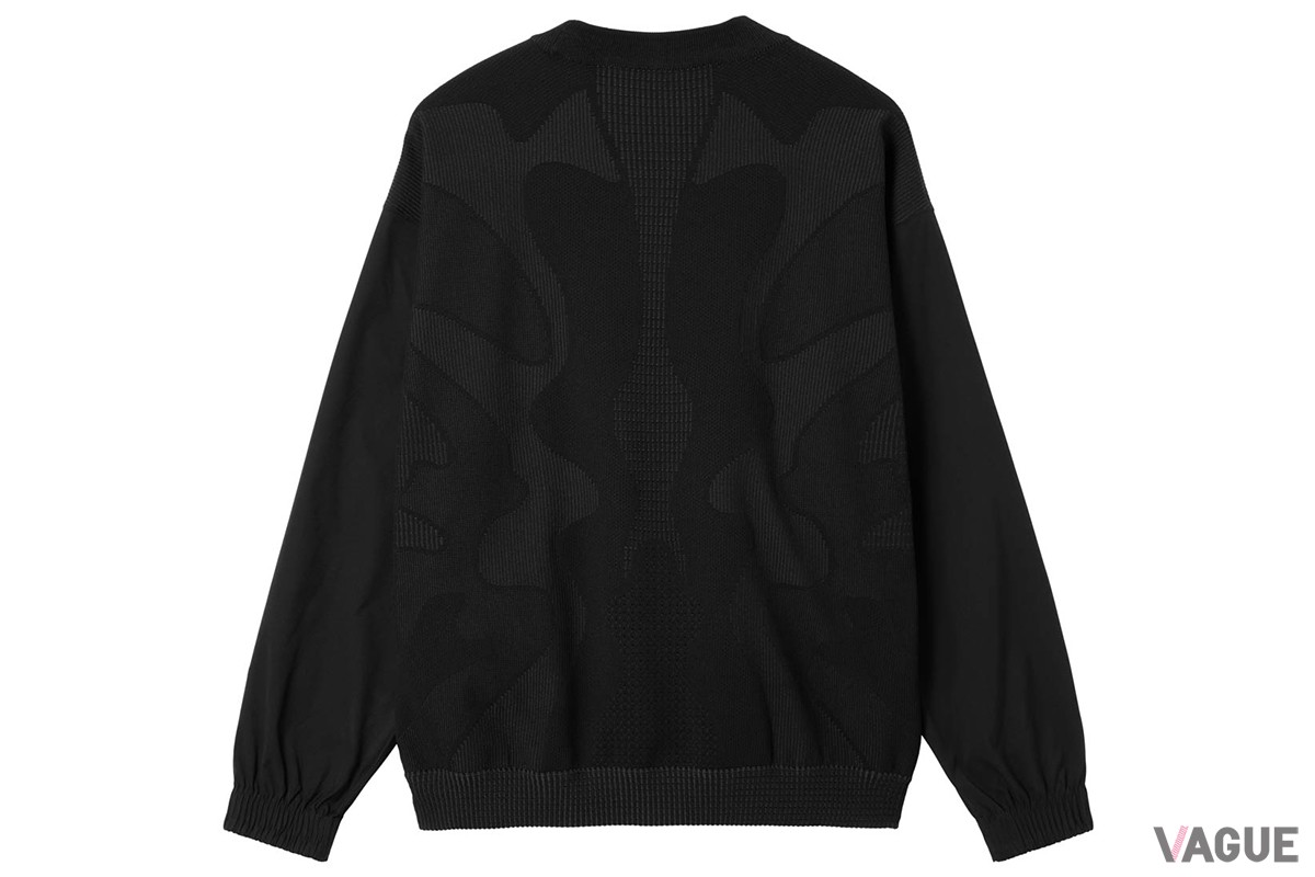 FUSIONKNIT HYBRID CREWNECK（ブラック）：4万4000円