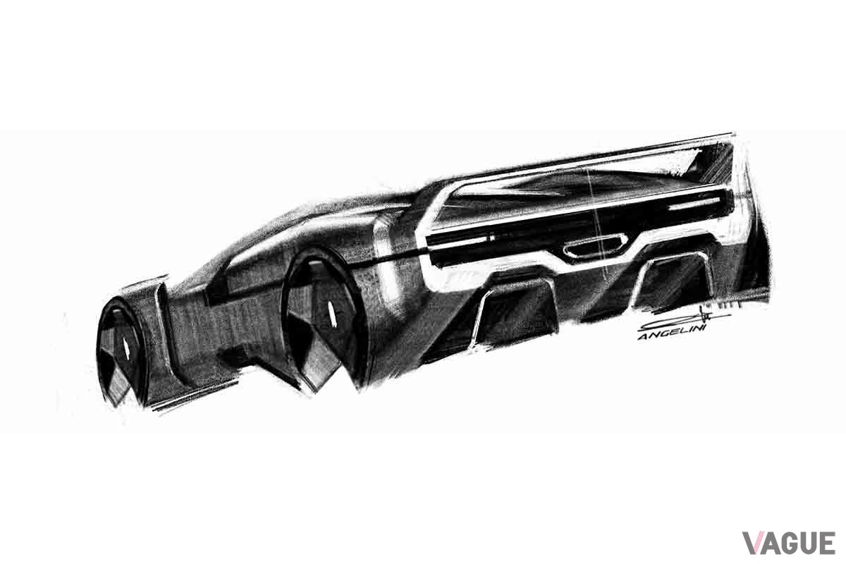 フェラーリのワンオフモデル新型「SC40」のデザイン画