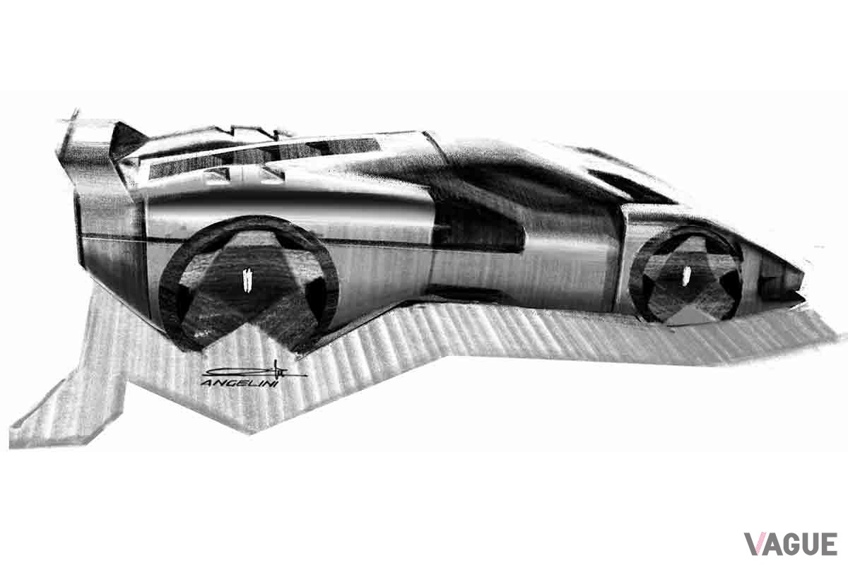 フェラーリのワンオフモデル新型「SC40」のデザイン画