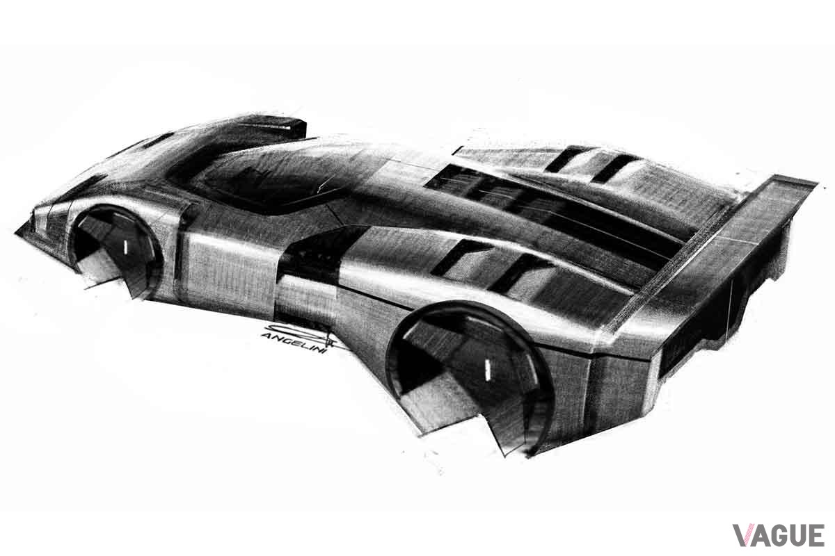 フェラーリのワンオフモデル新型「SC40」のデザイン画