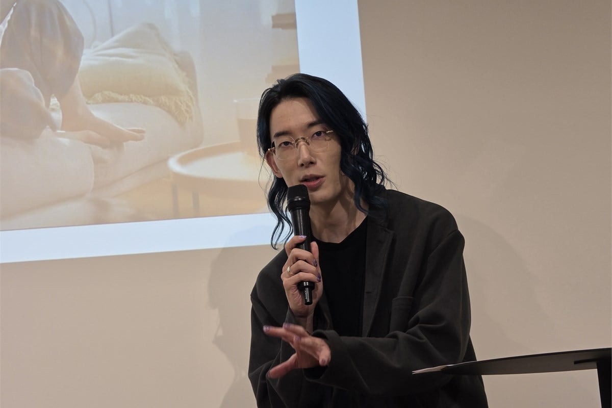 発表会のトークセッションに登壇した映画・ドラマ評論家/クリエイターの大島育宙(おおしま・やすおき)さん。映像作品への深い関心を背景に、好きな番組を残して楽しむことの魅力を語った。