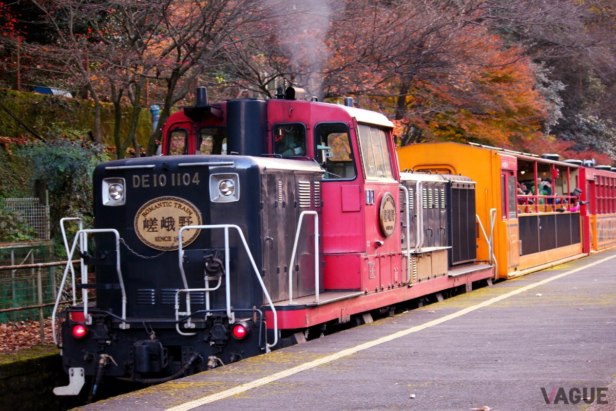 2位：嵯峨野トロッコ列車【京都府】
