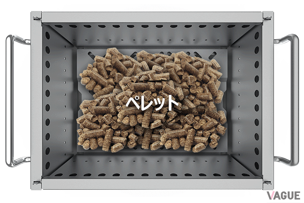 薪・炭・ペレットどれでも使用可能