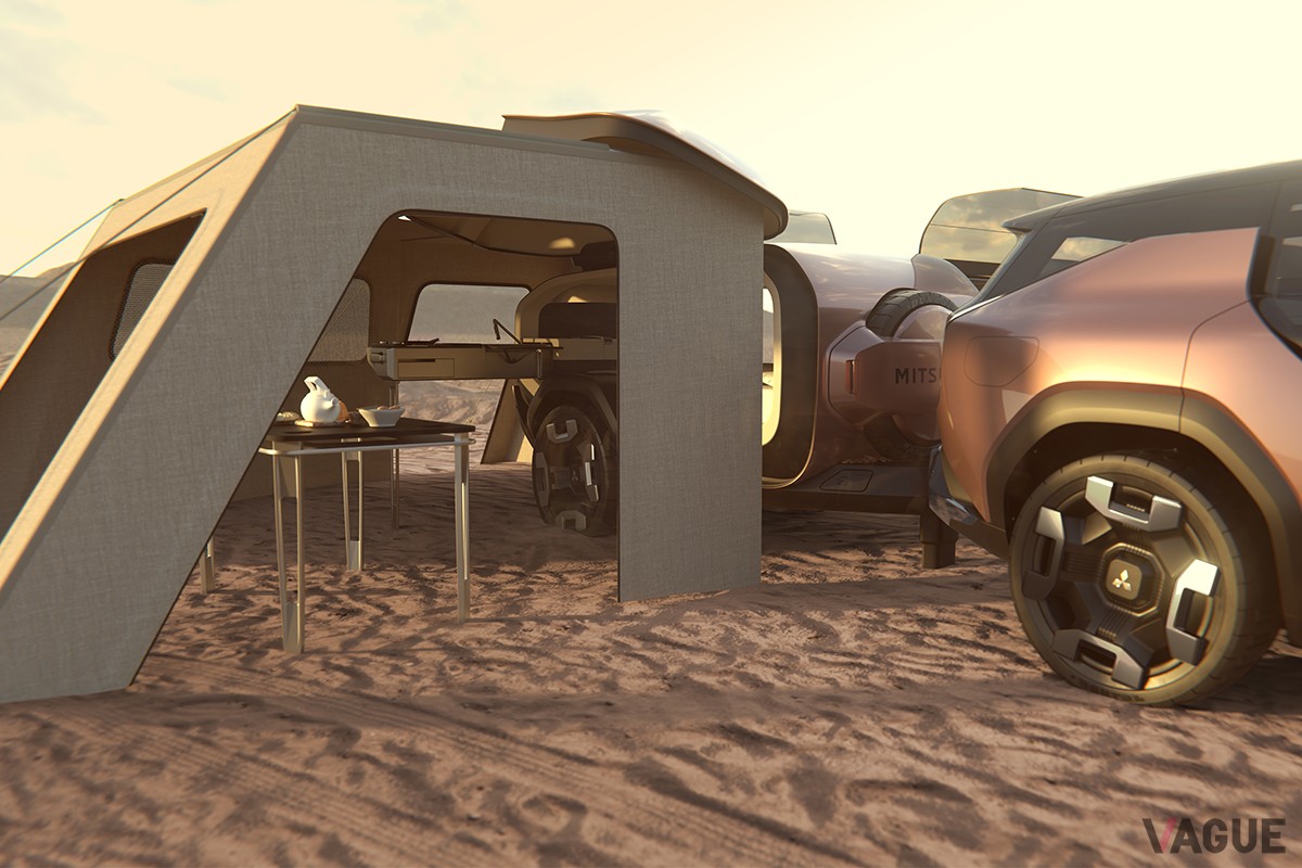 三菱 新型「ミツビシエレバンスコンセプト」