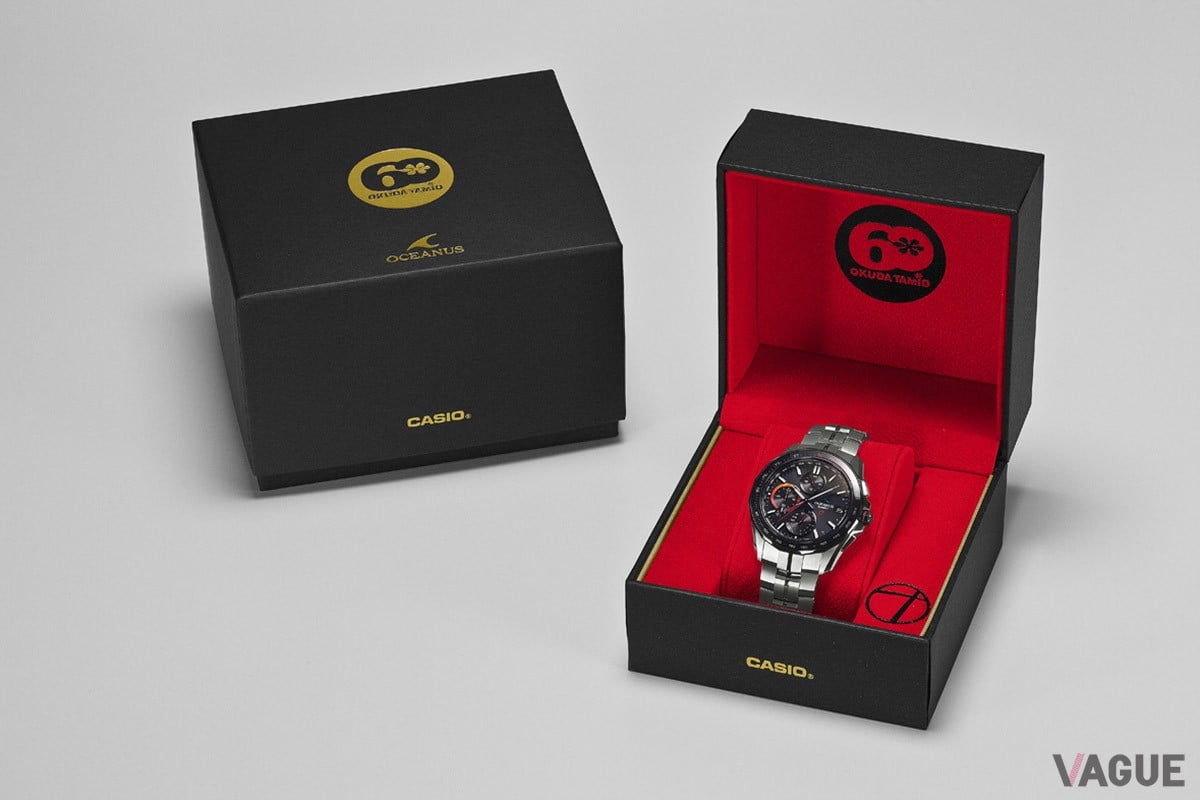 パッケージももちろんこのモデルだけの特別仕様。「60」のスペシャルロゴに、ちゃんちゃんこならぬ赤い内装がおめでたい