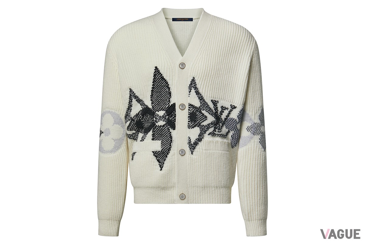 グラフィックニットカーディガン：31万1300円