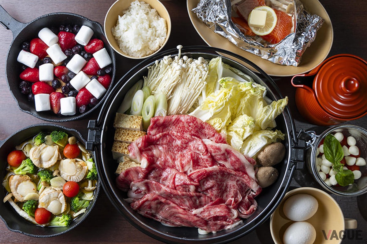 【冬季限定】すき焼きコース　イメージ