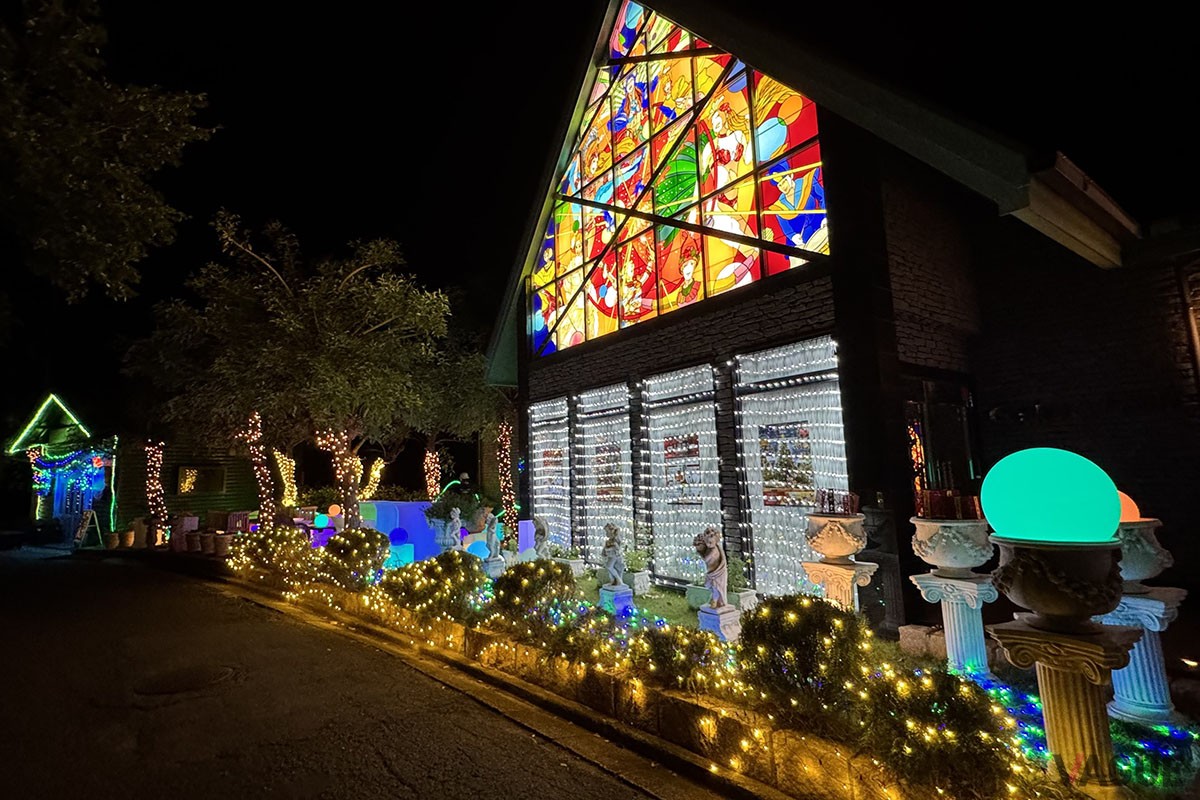 昨年行われたクリスマスイルミネーション