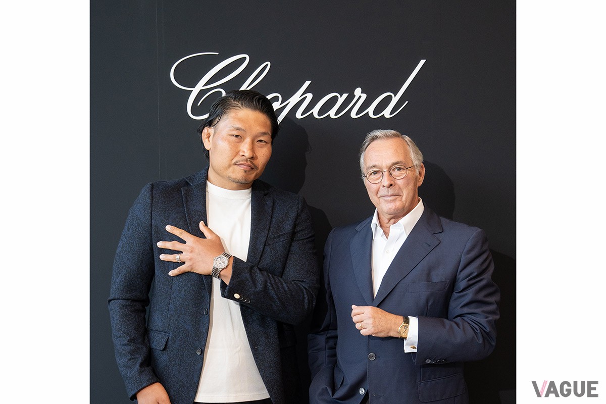 稲垣啓太氏と共同社長のカール‐フリードリッヒ・ショイフレ氏