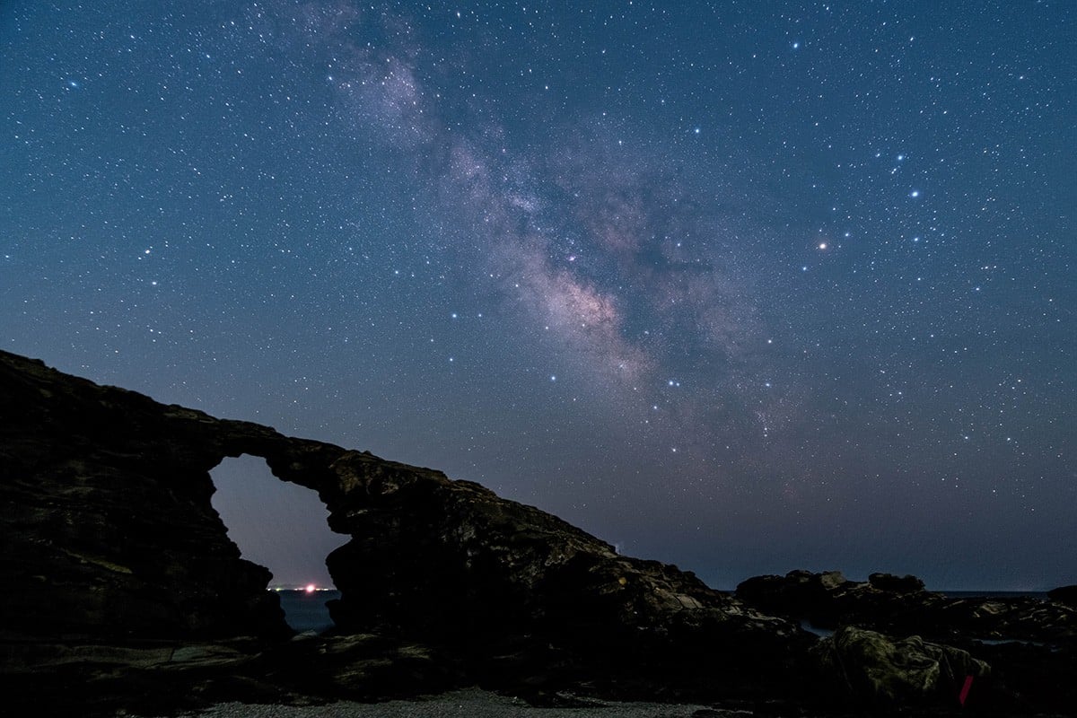 城ヶ島から見る天の川