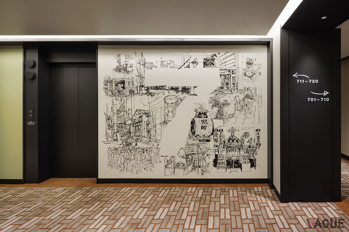 兜町の歴史や文化に着想を得た、アートやイラスト