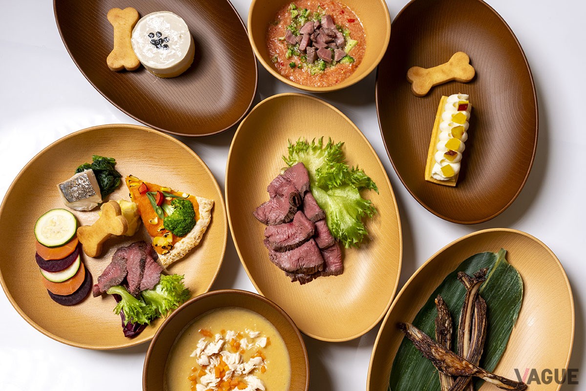 愛犬用の食事メニュー（ドッグカフェ）