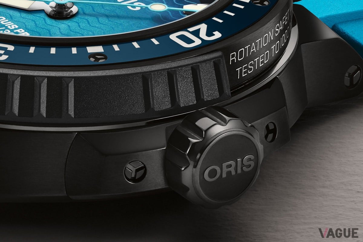 ステンレススチール製のねじ込み式リューズ