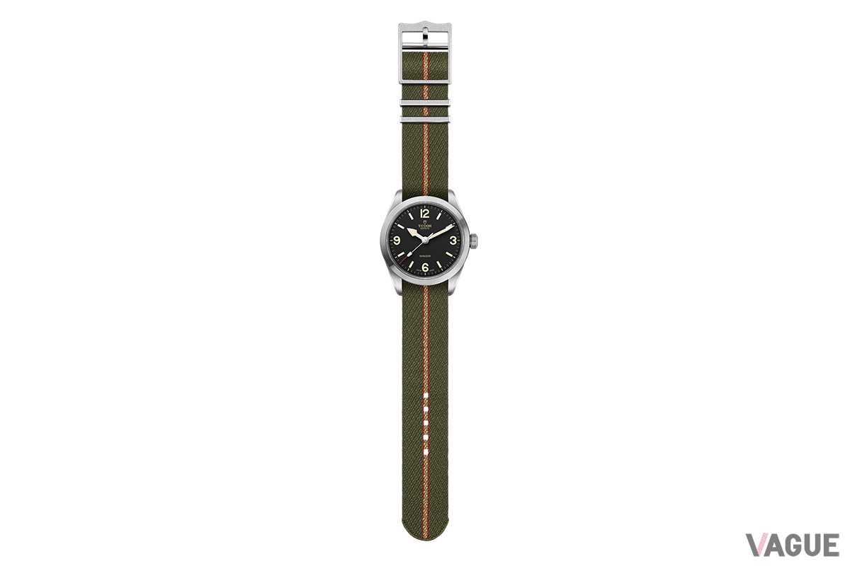 「チューダー レンジャー」36mm ブラック ファブリックストラップ（品番：M79930-0003、45万6500円 消費税込）
