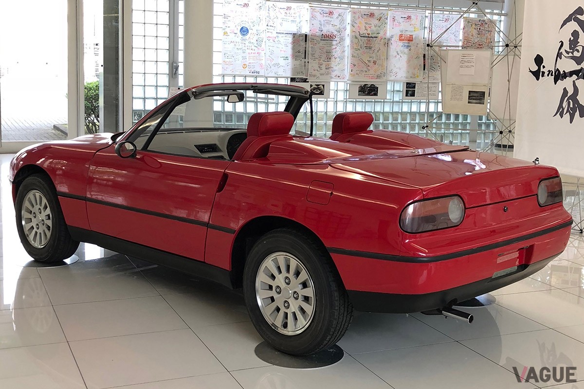 1985年に製作され、アメリカ・カリフォルニアでテスト走行がおこなわれたプロトタイプ