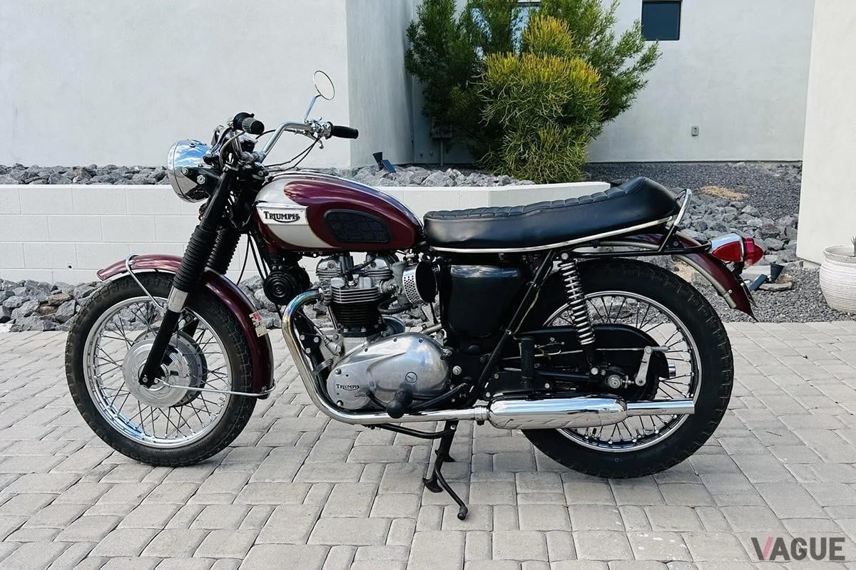 米国オンラインオークションに登場、落札された1970年式トライアンフ「ボンネビルT120R」
