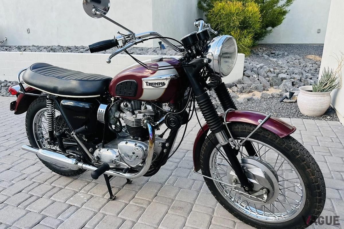 米国オンラインオークションに登場、落札された1970年式トライアンフ「ボンネビルT120R」