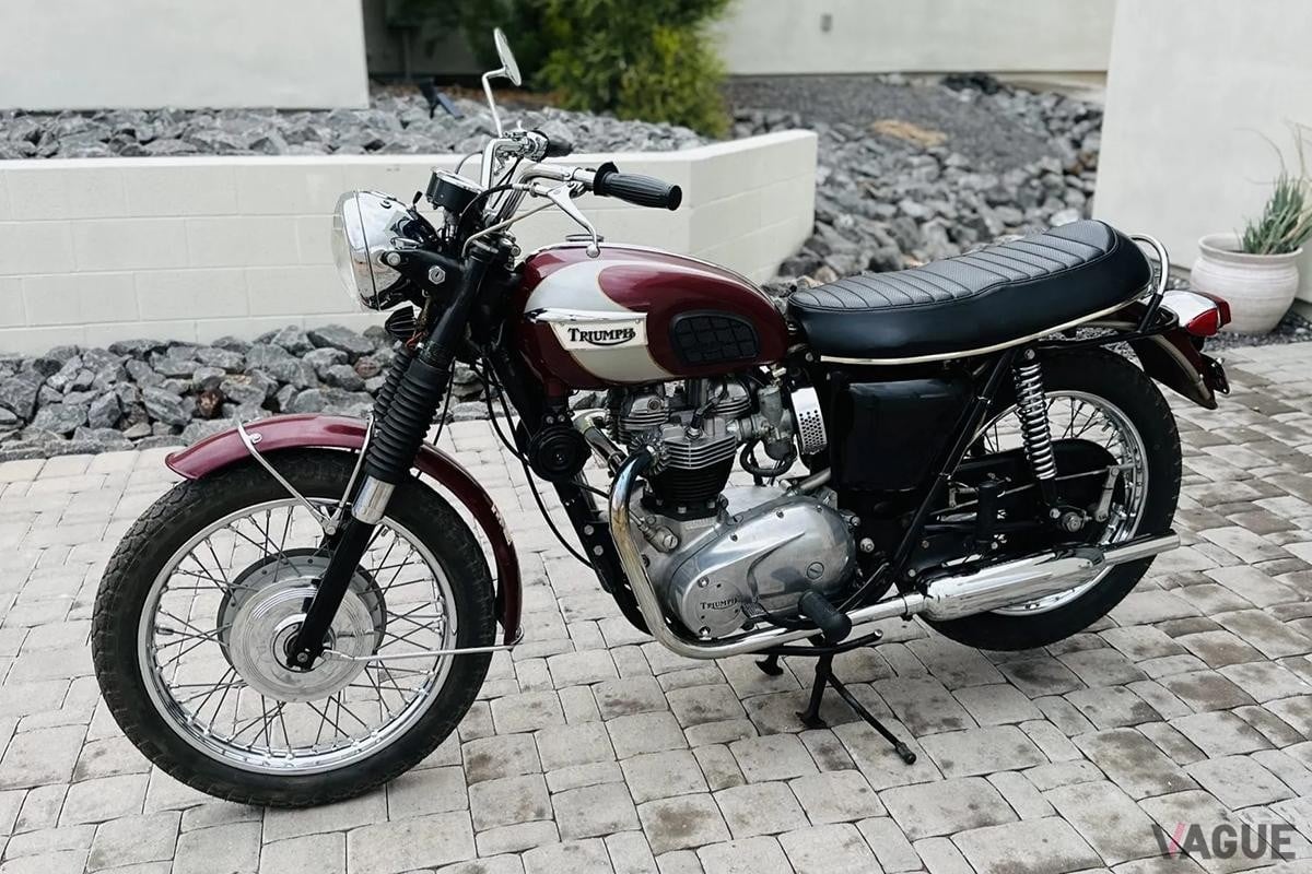 米国オンラインオークションに登場、落札された1970年式トライアンフ「ボンネビルT120R」
