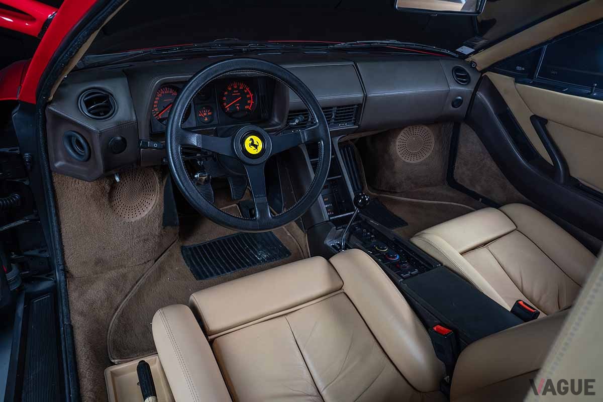 オークションに出品される予定の1986年式フェラーリ「テスタロッサ・モノスペッキオ」Abdulla Jaafari(c)2025 Courtesy of RM Sotheby's