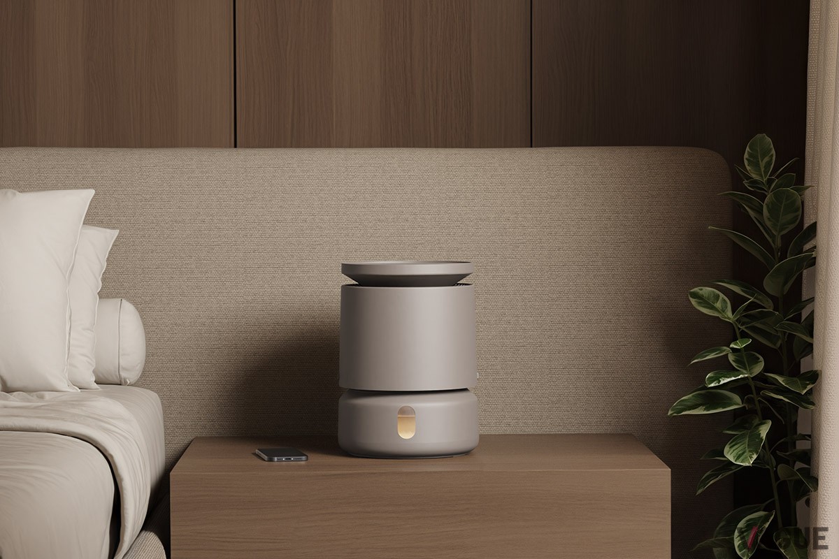 ベッドサイトで使うことを想定、Blueairのラインナップの中では比較的コンパクトな部類に入る「DreamWell Humidifier H38i」